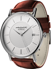 Tải hình ảnh vào trình xem Thư viện, Wrist Watch - Classic Albus Brown Strap