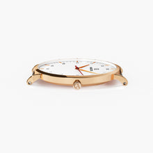 Tải hình ảnh vào trình xem Thư viện, Wrist Watch - Classic Albus Roman Brown Strap