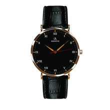 Tải hình ảnh vào trình xem Thư viện, Wrist Watch - Classic Black Rose Roman Black Strap