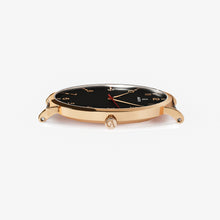 Tải hình ảnh vào trình xem Thư viện, Wrist Watch - Classic Black Rose Black Strap
